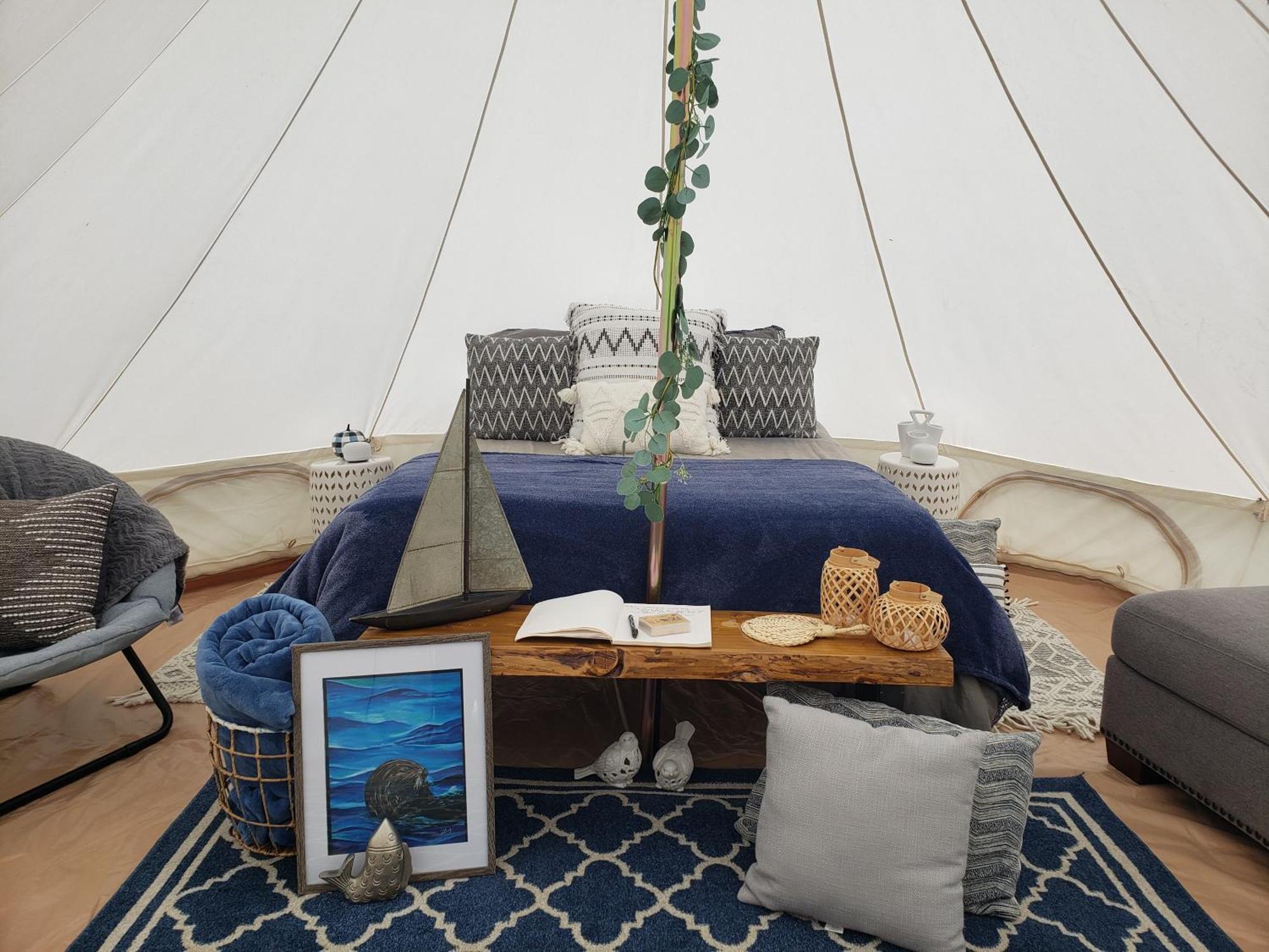 Lulu's Glamping Tents And Events With Exceptional River View Tente de luxe Palmer